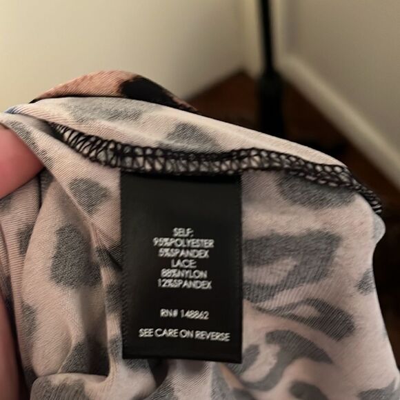 Torrid Leopard Lace Front Pockets Maxi Dress Mobwife Animal Print - Picture 14 of 15